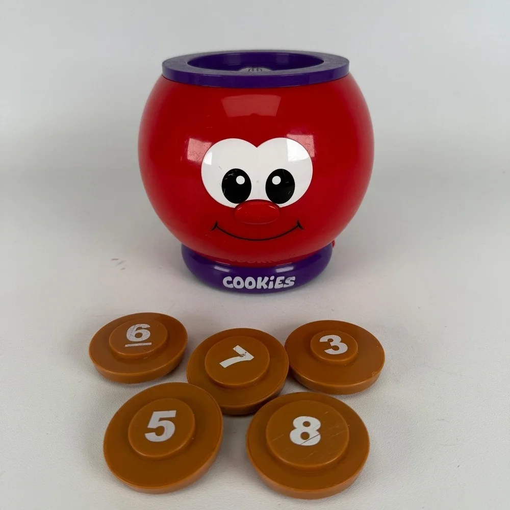 The Learning Journey Learn With Me - Count And Learn Cookie Jar 5 COOKIES NO LID